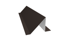 Планка снегозадержания малая Grand Line 0,45 Drap RR 32 темно-коричневый (3м)