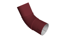 Колено трубы Vortex Project 146мм RAL 3005 красное вино