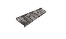 Отлив простой 150 Grand Line 0,45 Принт Элит Камень TwinColor (2м)