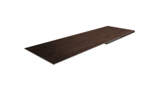 Планка финишная 48х25 0,45 Print Premium Antique Wood TwinColor (2м)