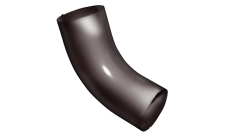 Колено 60 град Grand Line PU 90 мм RAL 8017 шоколад