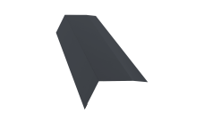 Планка карнизная 100х65 0,45 Drap TR lite RAL 7024 мокрый асфальт (2м)