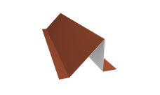 Планка снегозадержания малая 0,45 Drap RAL 8004 терракота (3м)