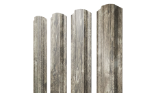 Штакетник Прямоугольный фигурный Grand Line 0,45 Print Elite Nordic Wood TwinColor