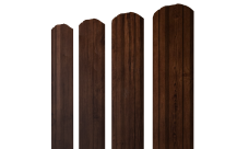 Штакетник Twin фигурный Grand Line 0,45 Print Premium Cherry Wood Fresh TwinColor