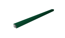 Труба гофрированная Vortex Lite 76х102х3000мм PE RAL 6005 зеленый мох