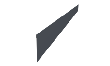 Ламель забора жалюзи Palermo 0,5 PE RAL 7024 мокрый асфальт