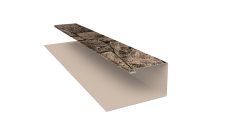 Планка П-образная Экобрус Grand Line 0,45 Print Elite King Stone TwinColor (2м)