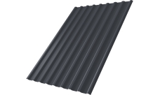 Профнастил С20R Grand Line 0,5 Сатин матовый RAL 7024 мокрый асфальт