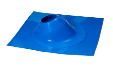 Проходной элемент (мастер флеш) угловой №2 (180-280мм) +185 EPDM (металлический окрашенный фланец) синий