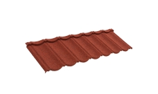 Лист композитной черепицы Luxard Classic бордо