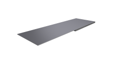 Планка финишная 48х25 Grand Line 0,5 Satin с пленкой RAL 7004 сигнальный серый (3м)