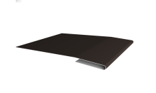 Планка начальная Grand Line 0,45 PE с пленкой NL 805 серо-коричневый гефест (2м)