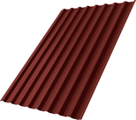 Профнастил С20B Grand Line 0,5 Сатин RAL 3009 оксидно-красный