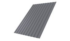 Профнастил С8A v01 0,45 PE с пленкой RAL 7004 сигнальный серый