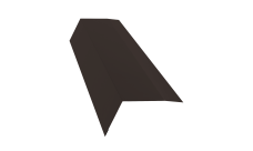 Планка карнизная 100х65 0,45 Drap TR RR 32 темно-коричневый (2м)