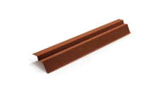 Планка карнизная для композитной черепицы Metrotile терракотовый (1,355м)