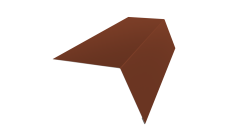 Планка карнизная широкая 100х85 Grand Line 0,45 Drap ST RAL 8004 терракота (2м)