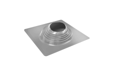 Проходной элемент MF CN угловой №5 (200-275мм) +240 силиконовый (металлический окрашенный фланец) серебро