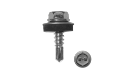 Саморез по металлу Daxmer 5,5х19 (250шт) сверло №3 RAL 7047