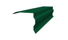 Планка торцевая фигурная 100х85 Grand Line 0,45 Drap TX RAL 6005 зеленый мох (2м)