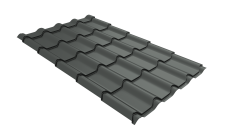 Профиль волновой "Камея" ("Kamea") 0,45 PE RAL 7005 мышино-серый