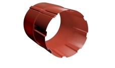 Соединитель трубы Grand Line ПУ 90мм RAL 8004 терракота