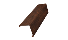 Декоративная накладка на столб универсальная угловая 60х60 для забора жалюзи Grand Line 0,45 Print Premium Cherry Wood Dark FTC (1,8м)