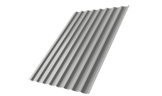 Профнастил С20B Grand Line 0,45 Drap TX с пленкой RAL 7047 телегрей 4