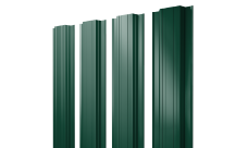 Штакетник Прямоугольный с прямым резом Grand Line 0,45 PE RAL 6005 зеленый мох