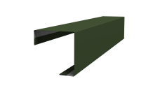 Угол внешний простой фальц Grand Line 0,5 Сатин матовый ТХ RAL 6020 хромовая зелень (3м)