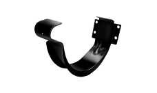 Крюк короткий Grand Line ПЭ 125мм RAL 9005 черный