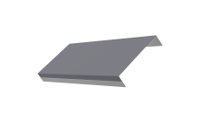 Ламель обратная 125 забора жалюзи Texas 0,5 Satin RAL 7004 сигнальный серый