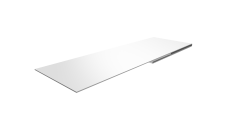 Планка финишная 48х25 Grand Line 0,45 Drap с пленкой RAL 9003 сигнальный белый (2м)