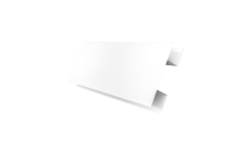 Планка H-образная Экобрус 0,4 PE с пленкой RAL 9003 сигнальный белый (3м)