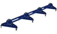 Снегозадержатель трубчатый Grand Line RAL 5002 3м