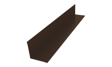 Угол внутренний 50х50 Grand Line 0,5 Velur RAL 8017 шоколад (2м)