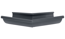 Угол желоба внешний 135гр 150мм матовый RAL 7024