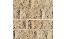 Рядовая плитка Zikkurat Монсеррат 1-08-00 с расшивкой 1 см, норма упаковки 0,5м2