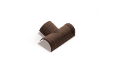 Элемент T-образный коньковый для композитной черепицы Metrotile кофе