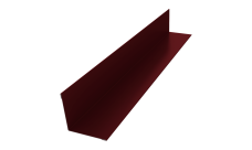 Угол внутренний 70х70 Grand Line 0,5 Сатин матовый RAL 3005 красное вино (2м)