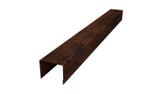 Крышка для забора жалюзи Palermo Grand Line 0,45 Print Elite Cherry Wood TwinColor (3м)