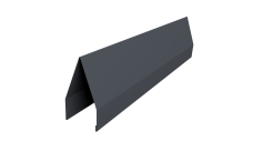 Ламель забора жалюзи Tokyo new 0,45 PE-Double с пленкой RAL 7024 мокрый асфальт