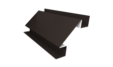 Угол внутренний сложный 75мм Grand Line 0,45 Drap TR RR 32 темно-коричневый (2м)