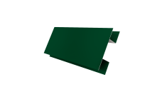 Планка H-образная Экобрус Grand Line 0,45 Drap TR RAL 6005 зеленый мох (2м)