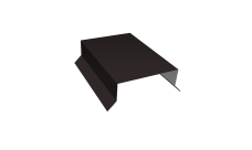 Парапетная крышка прямая 100мм Grand Line 0,5 PurPro Matt 275 RAL 9005 черный (3м)