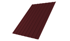 Профнастил С10A Grand Line 0,7 PE RAL 3005 красное вино
