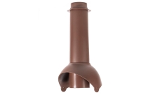 Выход канализации Krovent Pipe-VT 110 неизолированный коричневый