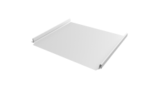 Кликфальц Pro v02 Grand Line 0,7 PE с пленкой на замках RAL 9003 сигнальный белый