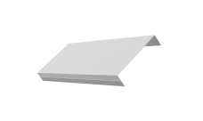 Ламель обратная 125 забора жалюзи Texas 0,5 Satin RAL 9003 сигнальный белый